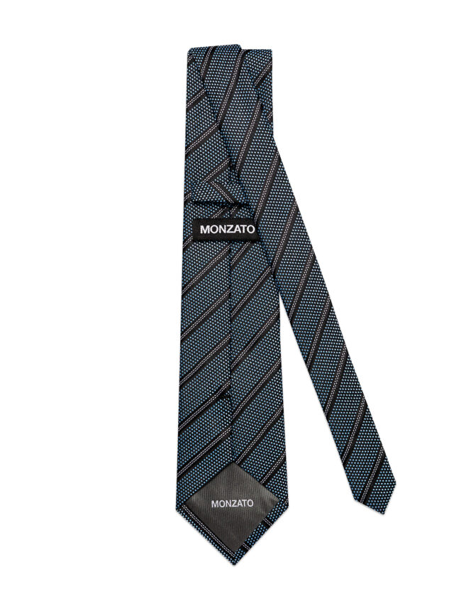 Texture Silk Stripe Tie