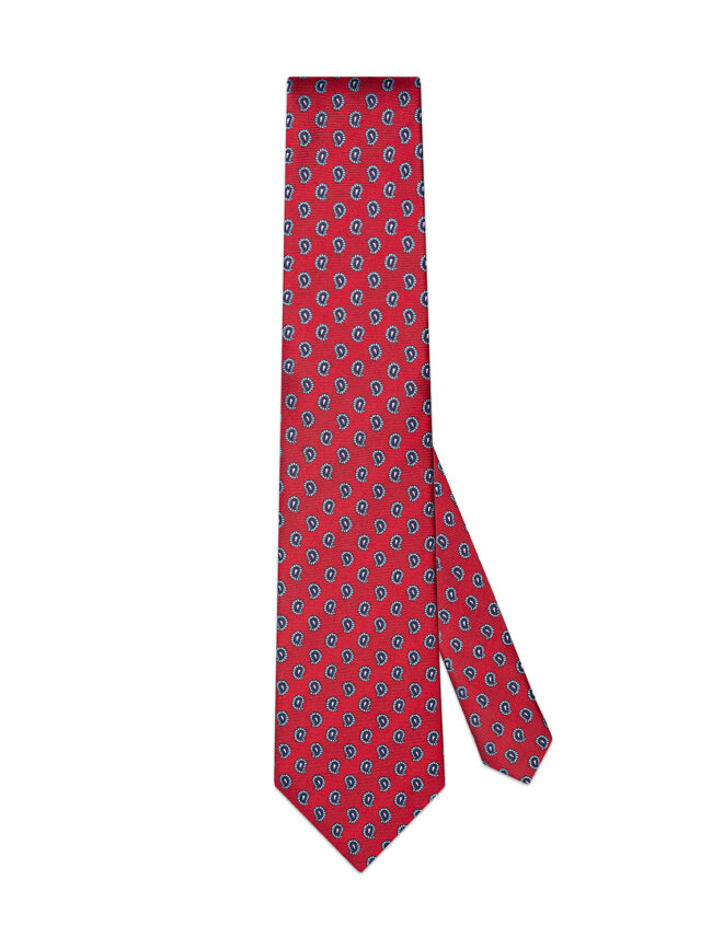 Printed Silk Peasley Tie