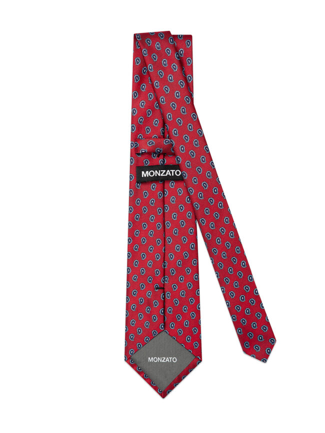 Printed Silk Peasley Tie