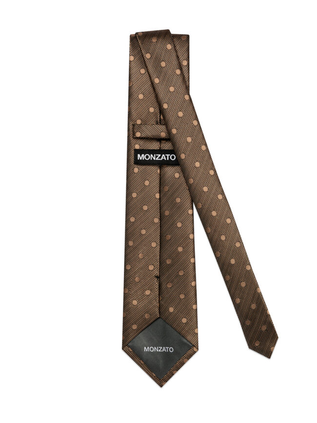 Polka Dot Silk Jacquard Tie