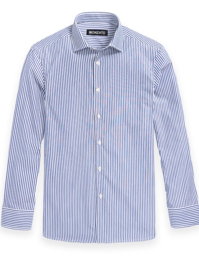 Blue Stripe Fit Shirt