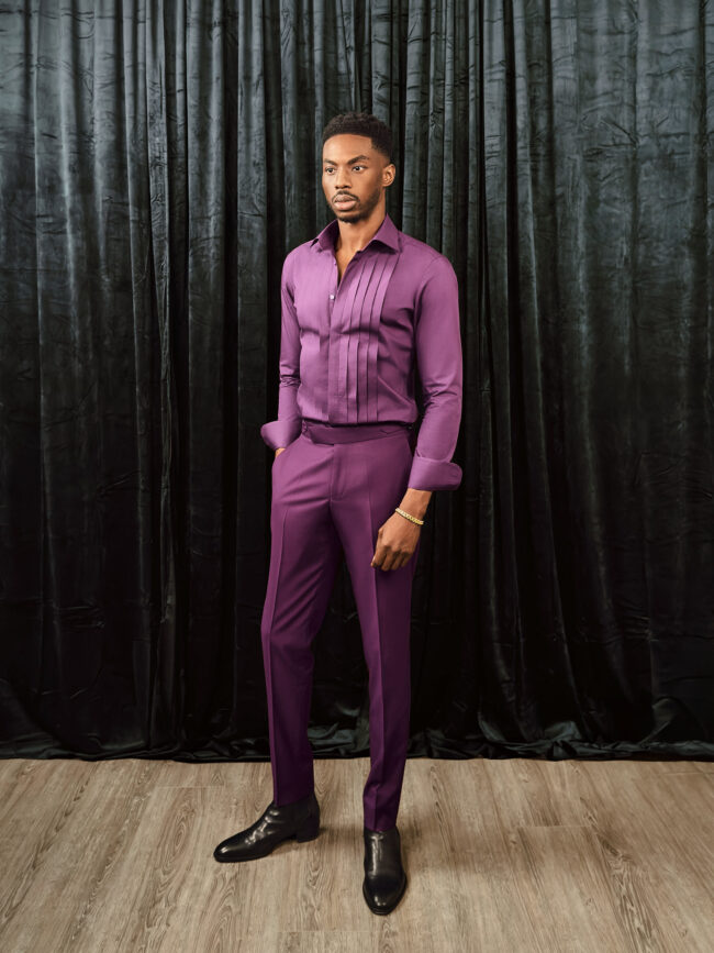 PRUSH PURPLE CASUAL SET