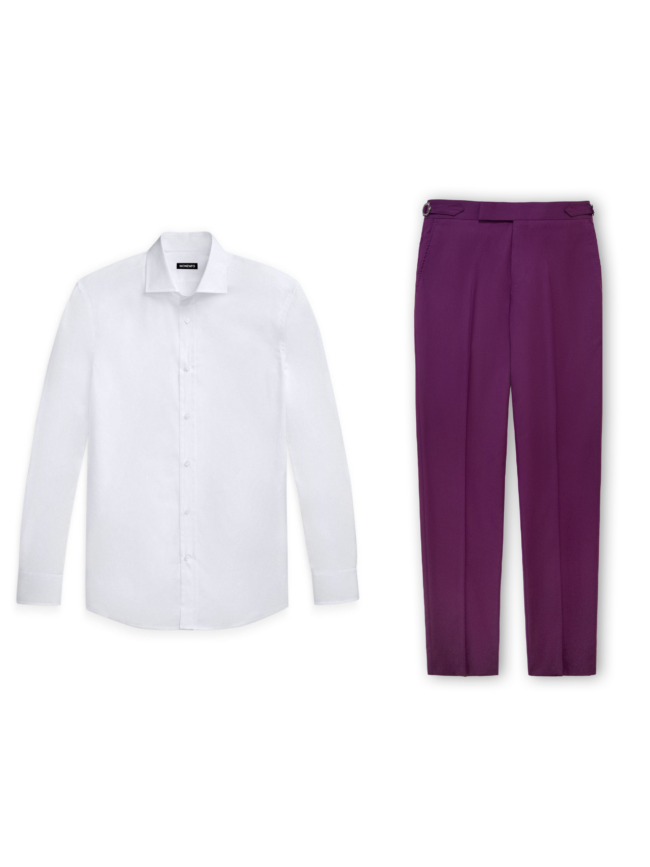 PRUSH PURPLE CASUAL SET