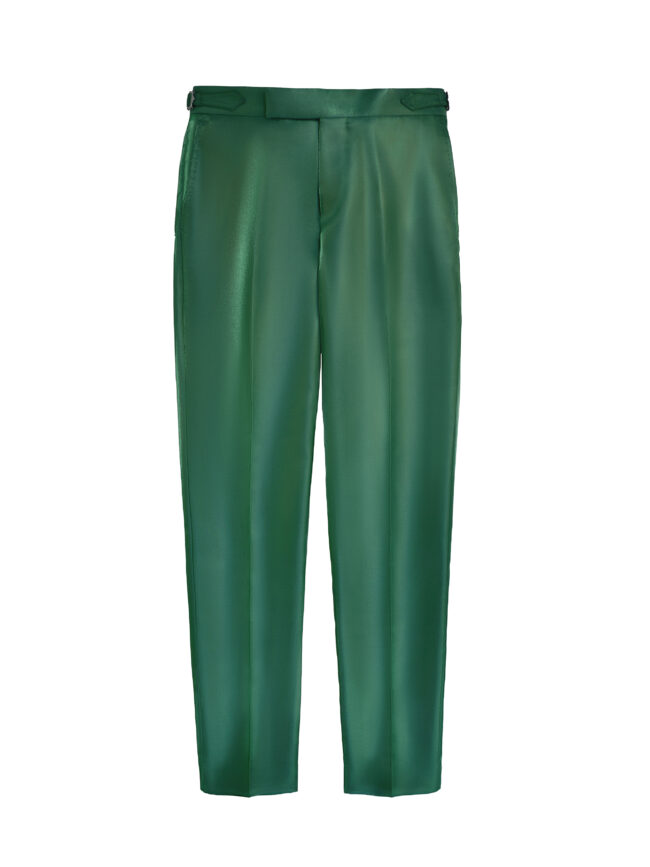 IRIDESCENT EMERALD TROUSER