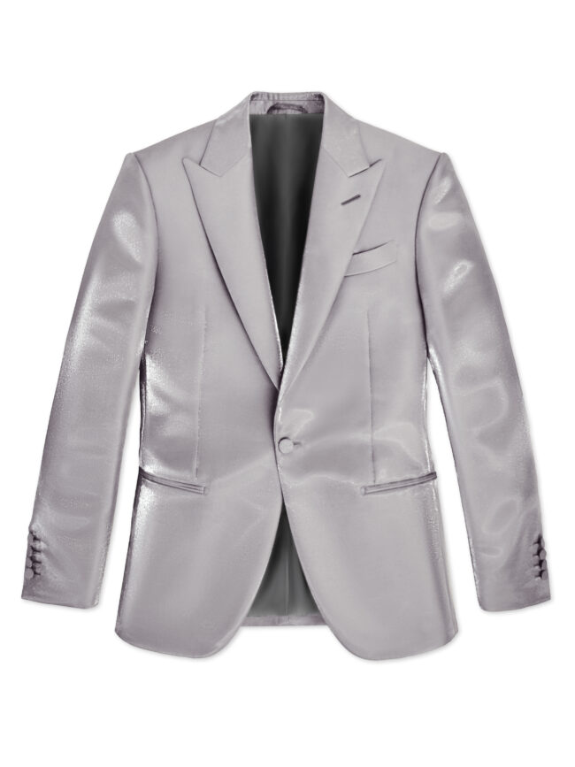 IRIDESCENT PLATINUM SUIT