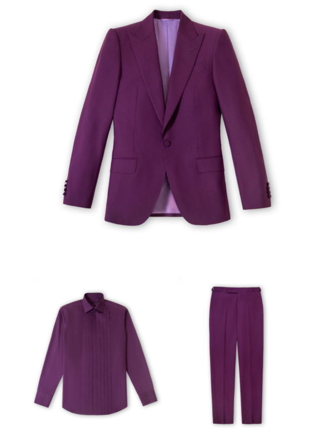 PRUSH PURPLE SUIT SET